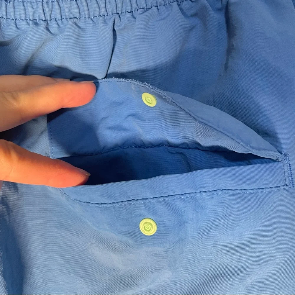 Patagonia Shorts Mens‎ XL Blue Baggies Swim Trunks Nylon Mesh Lined Outdoor